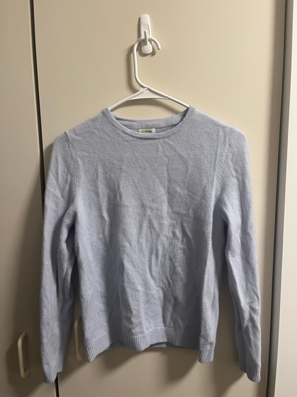 L.L. Bean Cashmere Light Blue Sweater